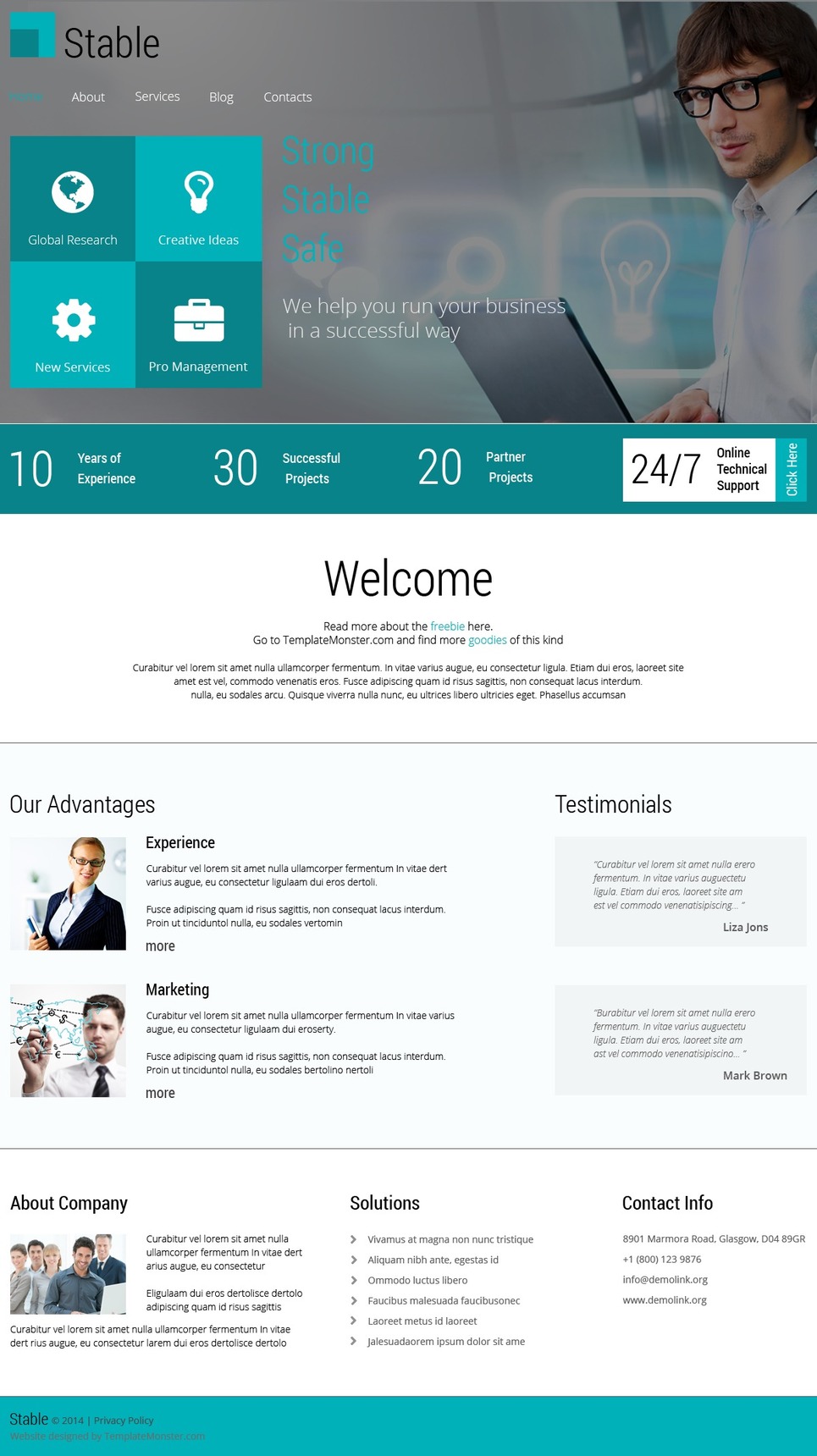 Consulting Firm Free Html Template Free Templates Online